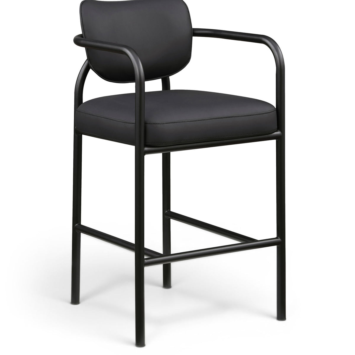 Serava - Vegan Leather Upholstered Bar Stool