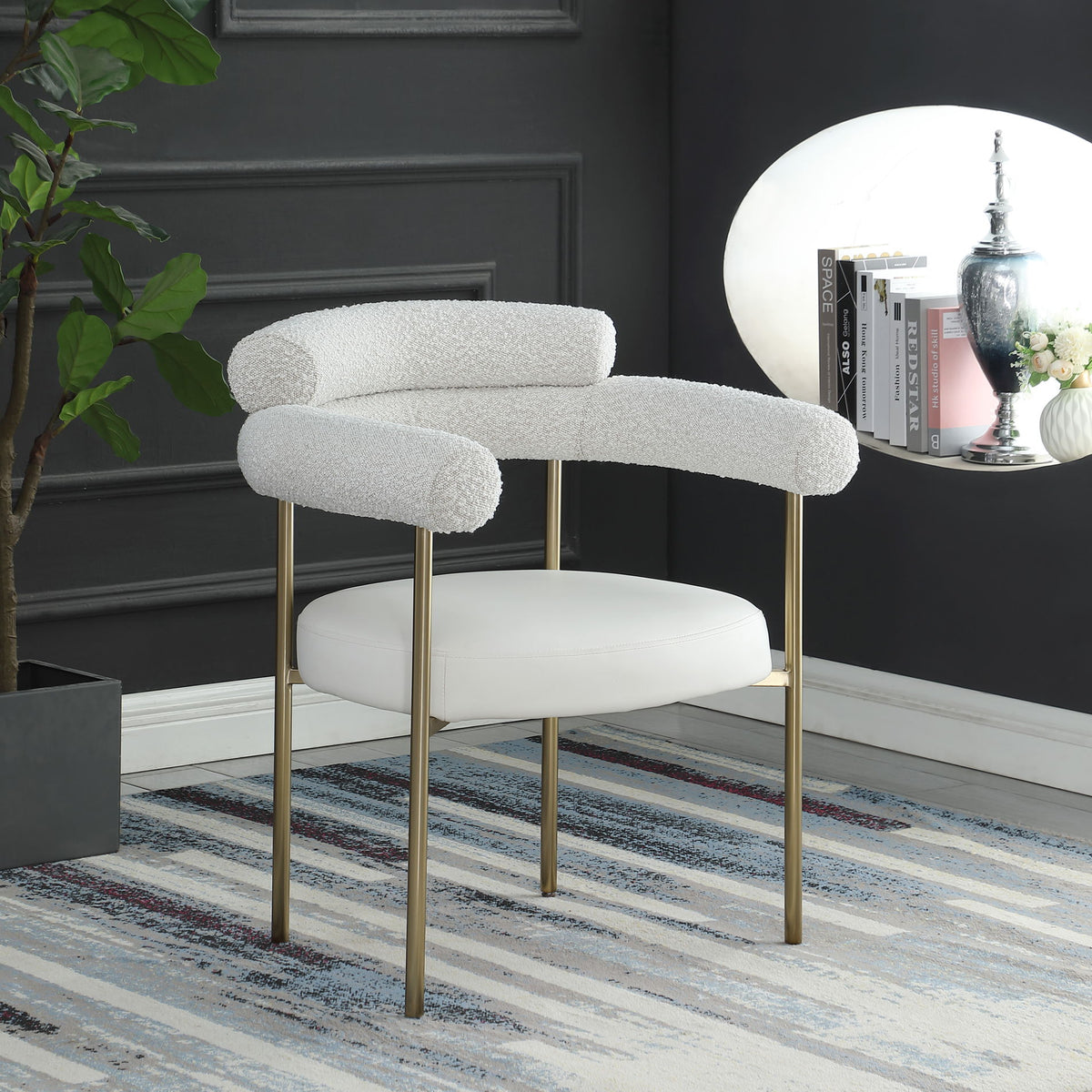 Blake - Dining Chair With Bronze Legs (Set of 2)