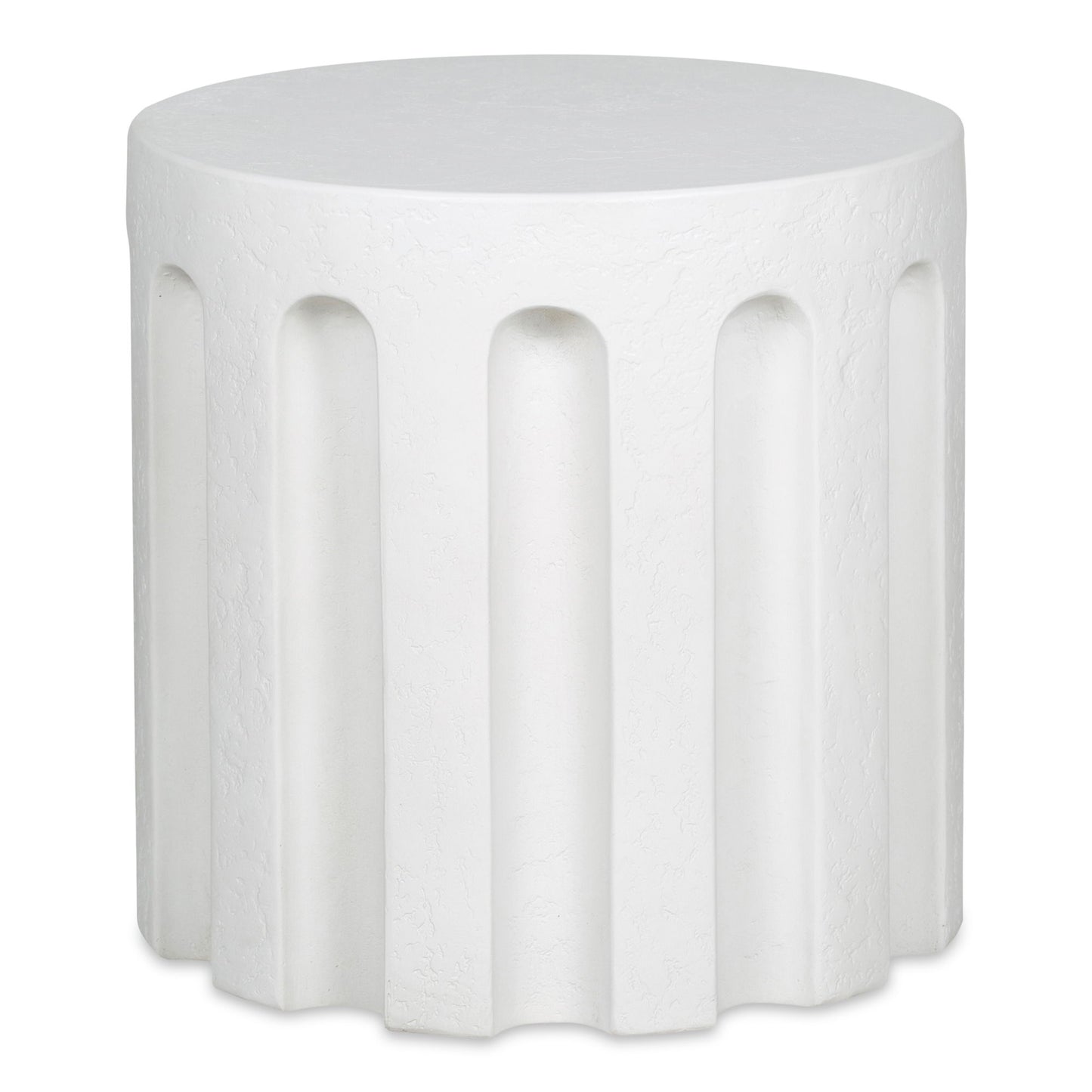 Eris - Outdoor Accent Table - White