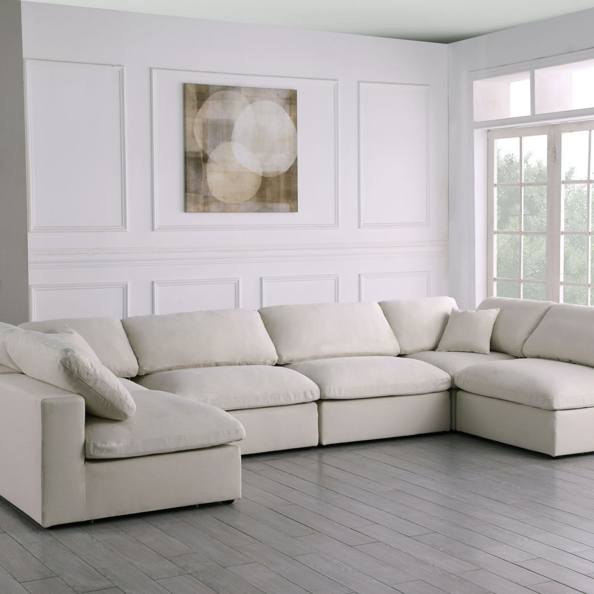 Plush - 6 Piece Modular Sectional