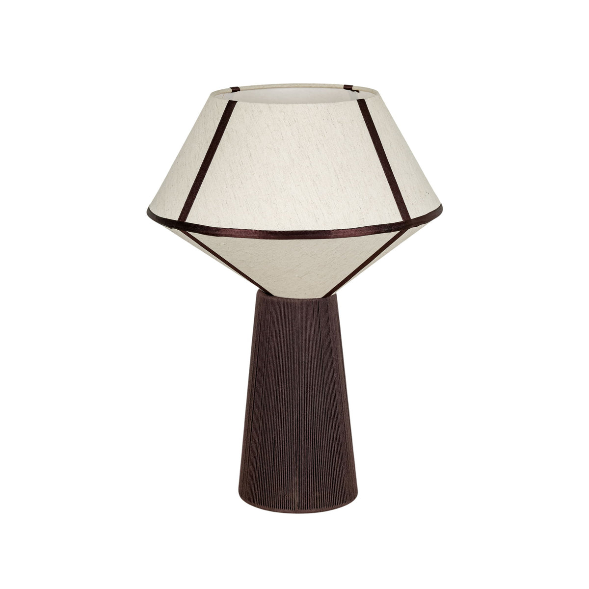 Josephine - Upwards Table Lamp - Chocolate Brown