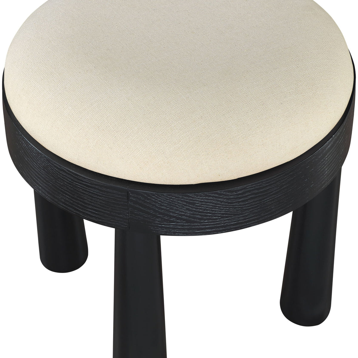 Larea - Upholstered Ottoman - Cream