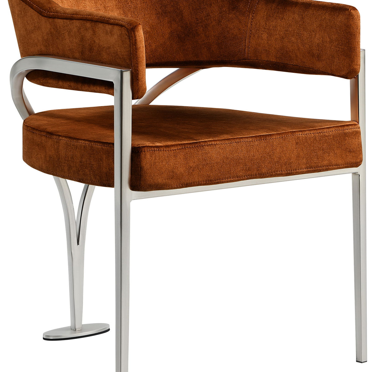 Madelyn - Dining Chair (Set of 2) - Brushed Chrome