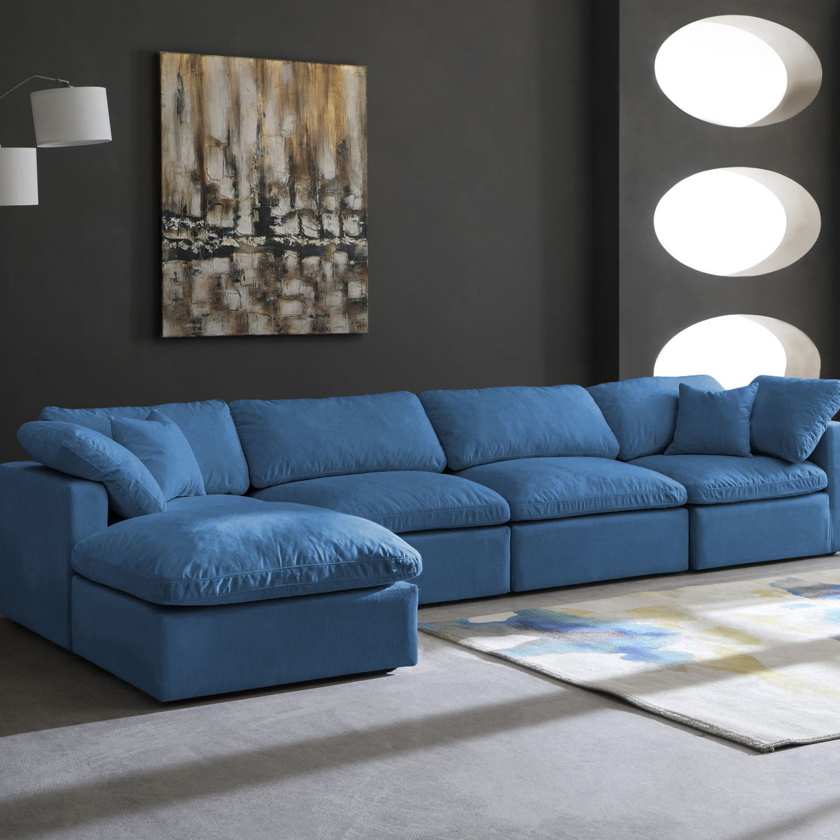 Plush - 5 Piece Modular Sectional