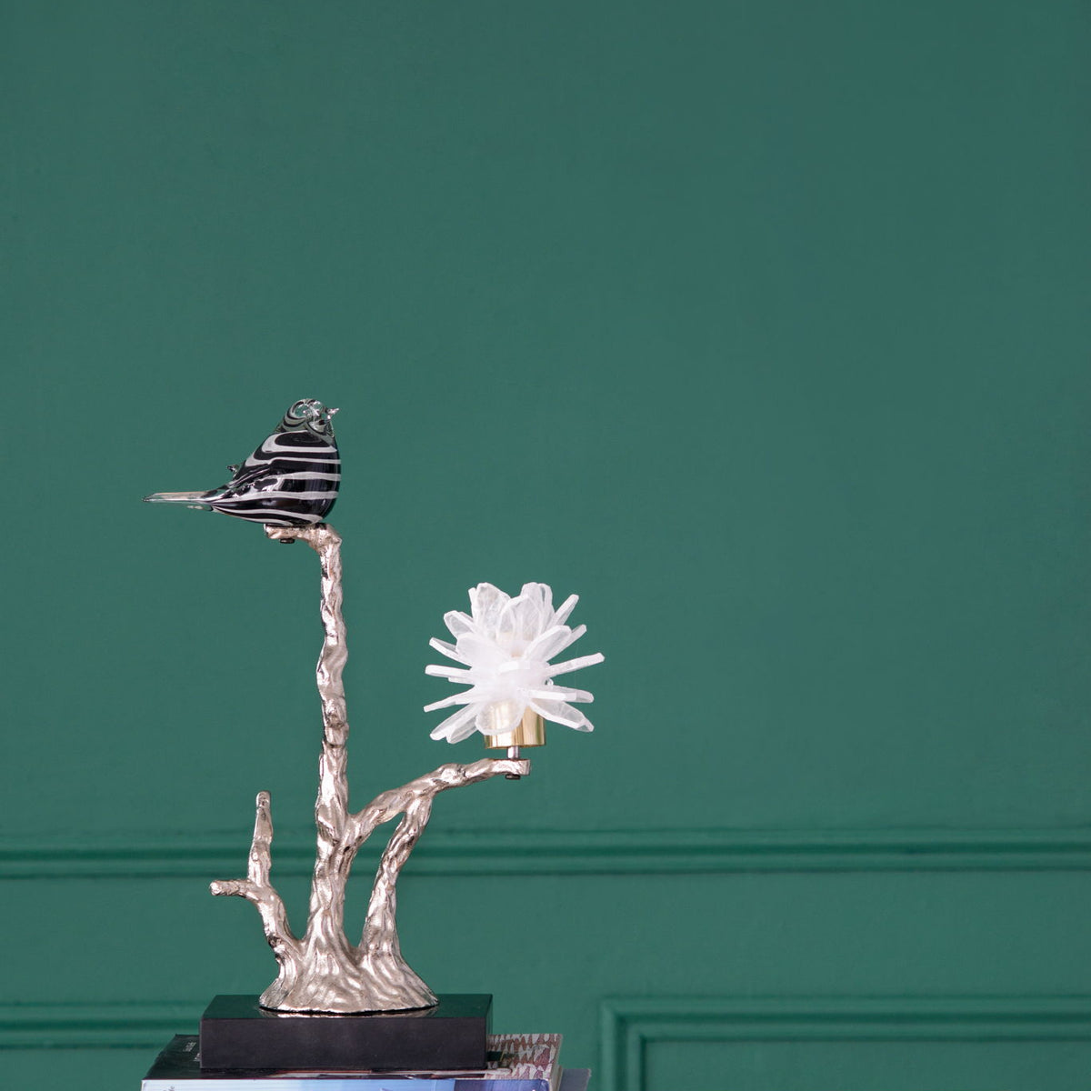 Aluminum Candle Holder With Marble Stand