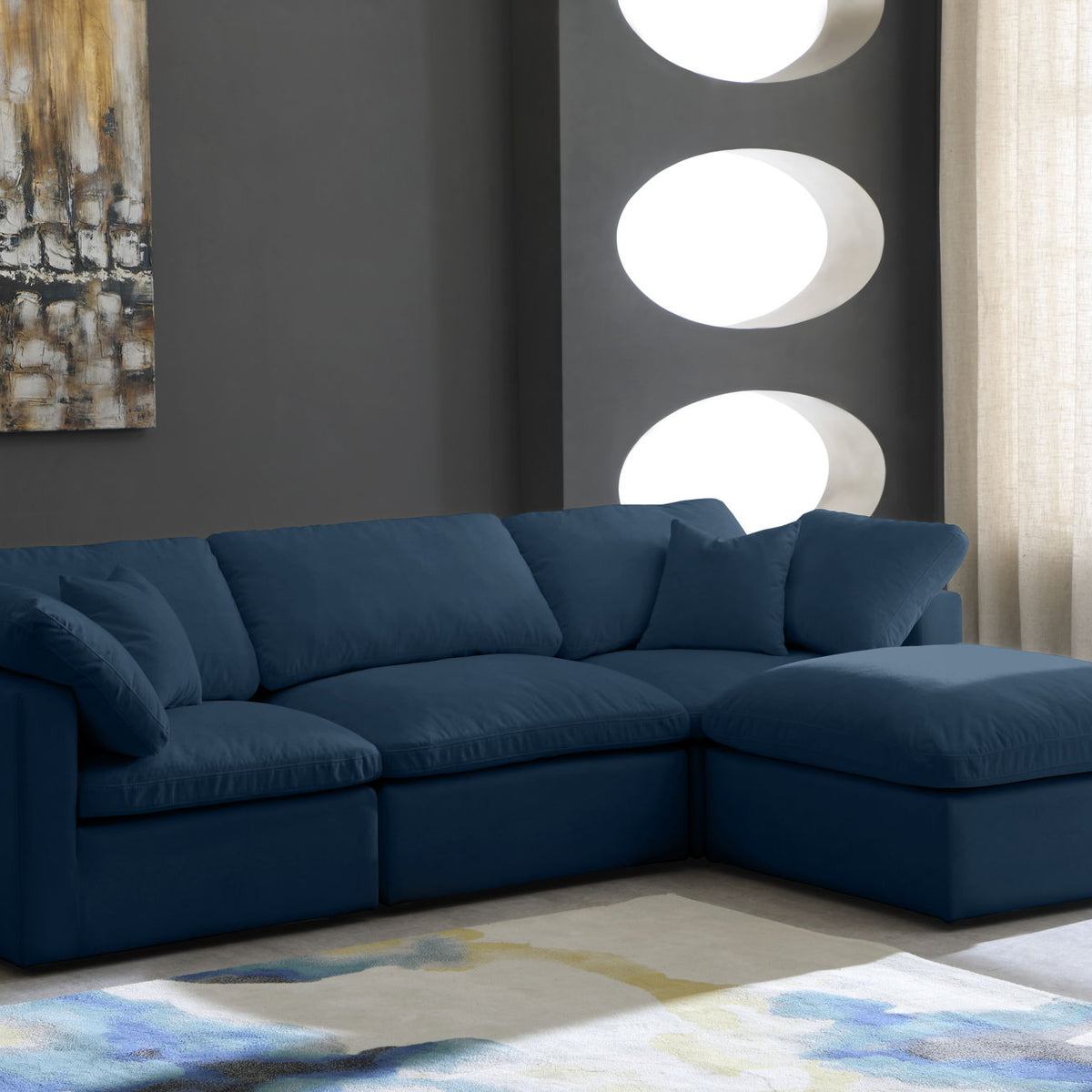 Plush - 4 Piece Modular Sectional