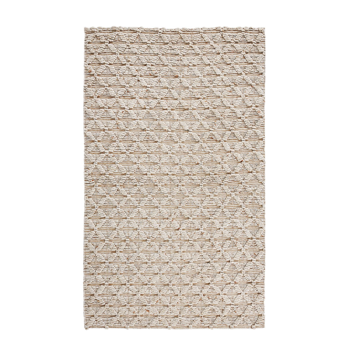 Portola - 1' x 1' Rug - Natural / Ivory