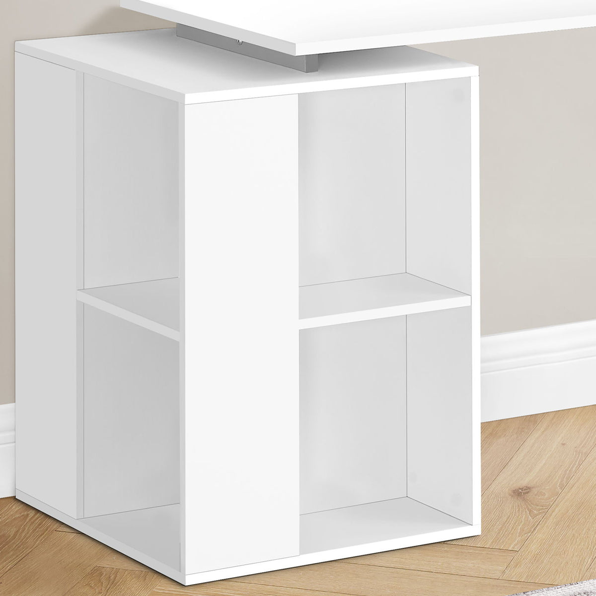 Computer Desk, Home Office, Left, Right Set-Up, Storage Shelves, Work, Laptop, Contemporary, Modern