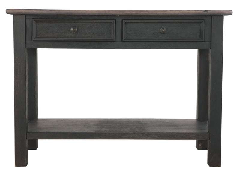 Tyler Creek - Sofa Table - Grayish Brown / Black