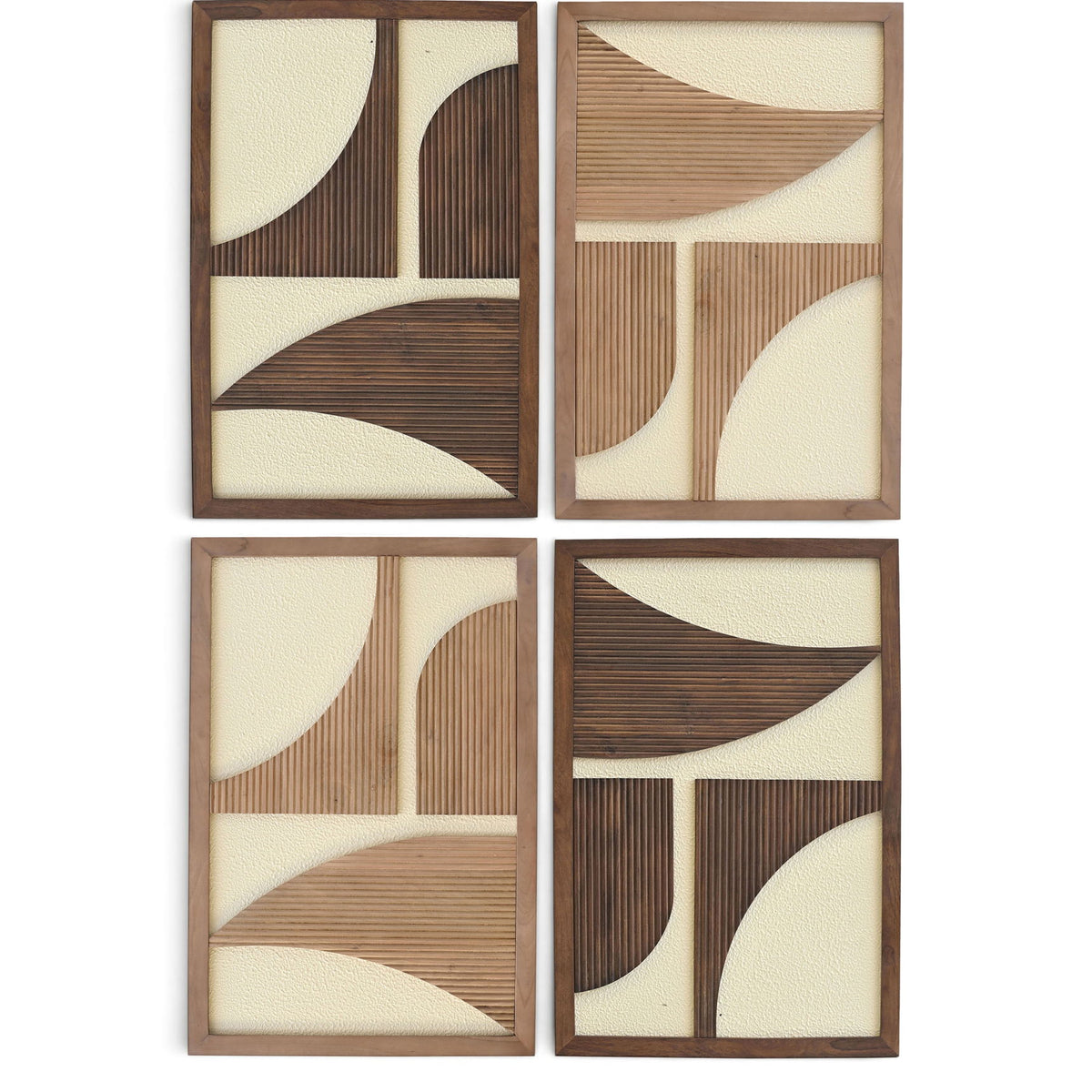 Cadence - 4 Piece Two-Color Wall Art