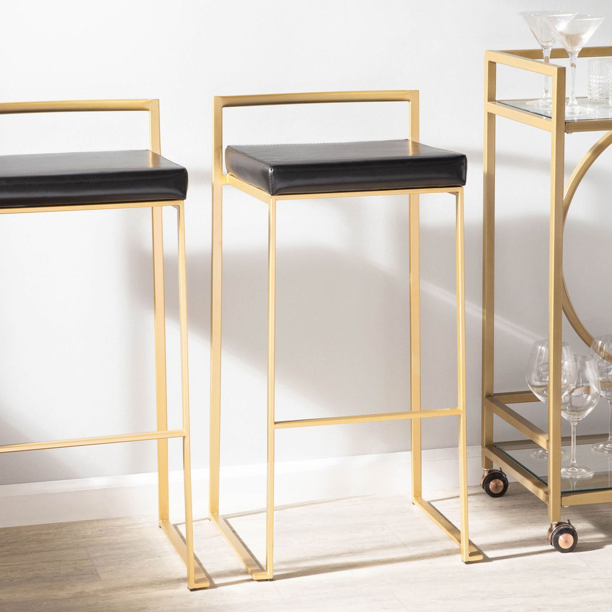 Fuji - Contemporary / Glam & Quality Construction Barstool