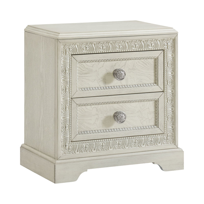 Romilly - Nightstand With USB - White