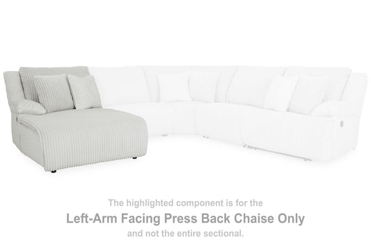 Top Tier - Laf Press Back Chaise - Alloy
