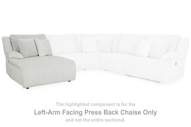 Top Tier - Laf Press Back Chaise - Alloy