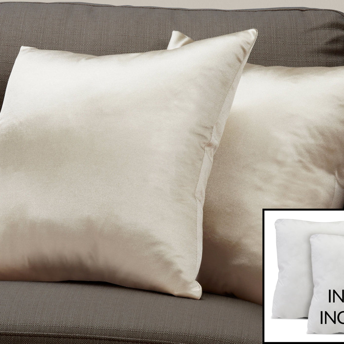 Pillows, Square, Insert Included, Decorative Throw, Hypoallergenic, Modern