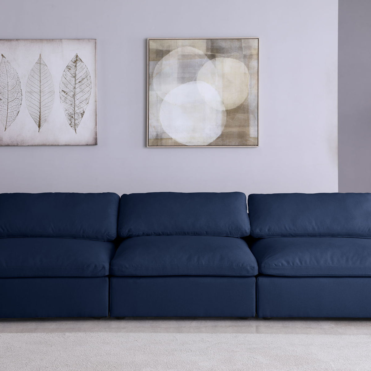 Serene - Modular Armless 3 Seat Sofa