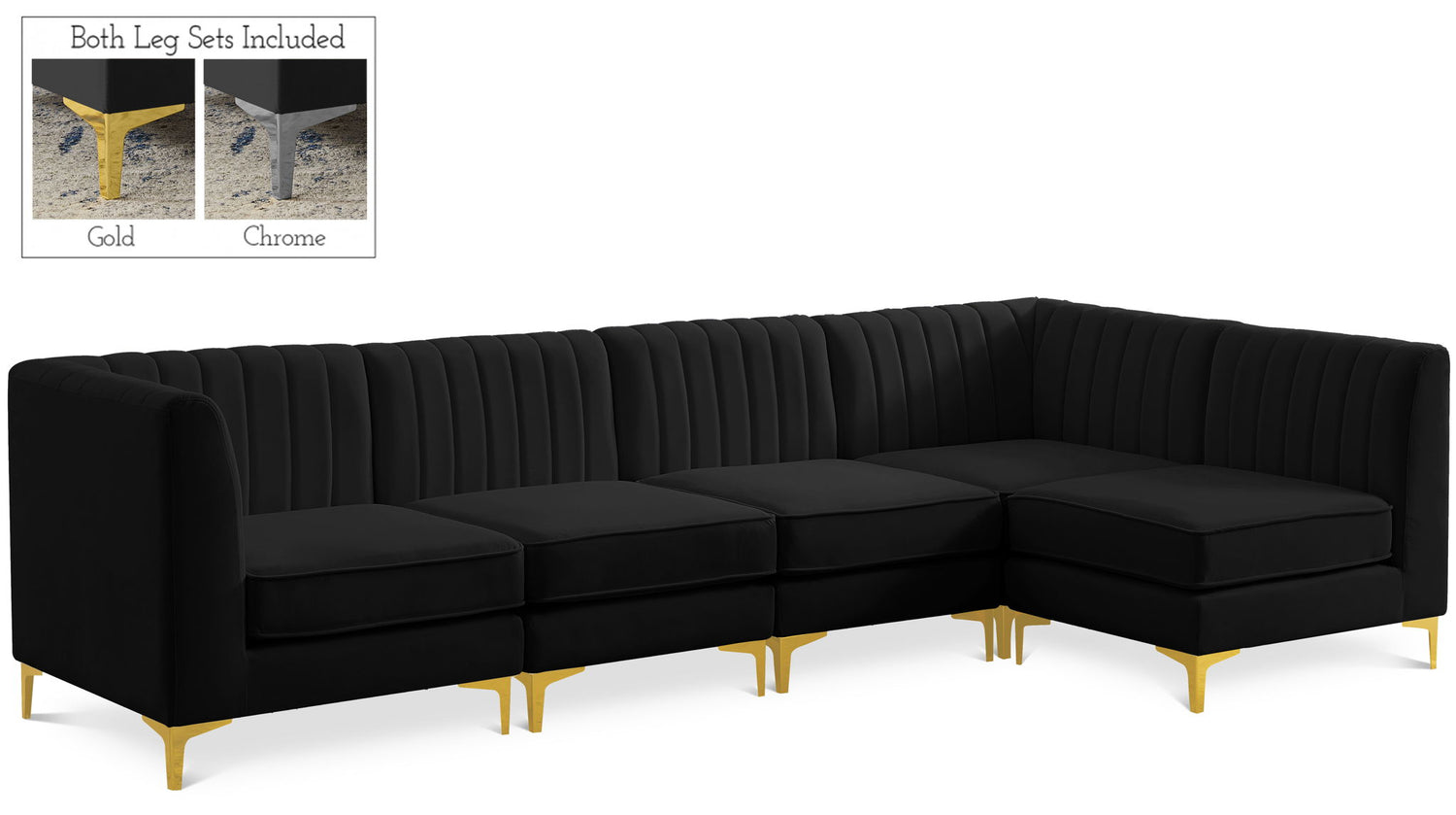 Alina - 5 Piece Modular Sectional