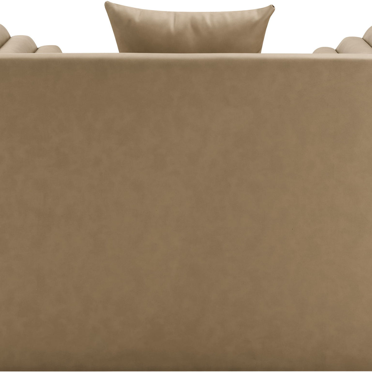 Everett - Vegan Leather Upholstered Chair - Tan