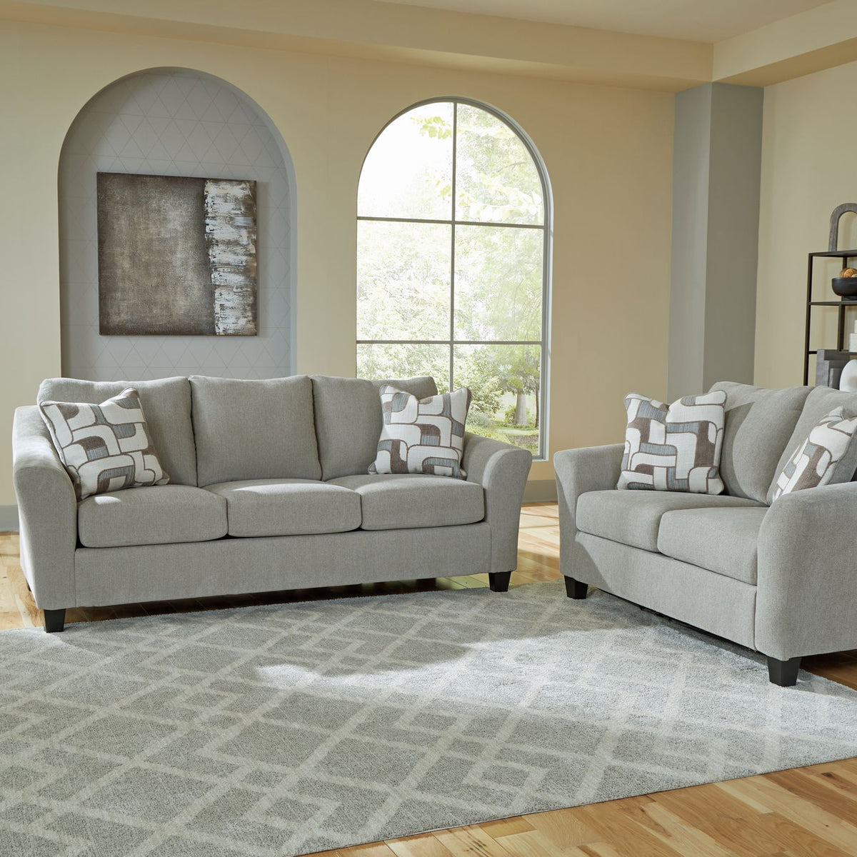 Willarae - Taupe - 2 Pc. - Sofa, Loveseat