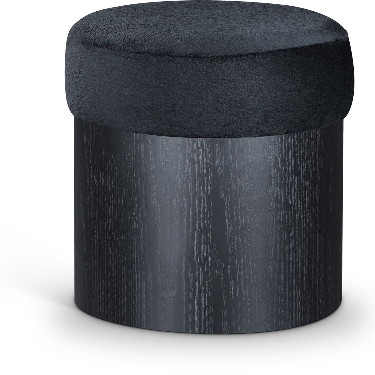 Nimes - Ottoman / Stool With Black Base