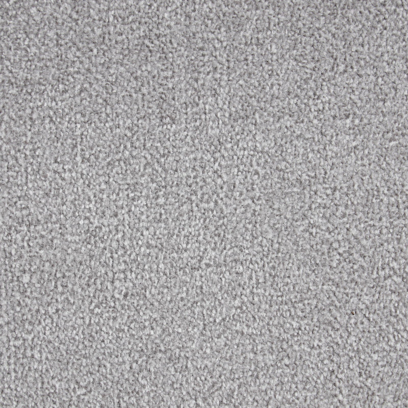 Upholstered 3 Seater Curved Sofa With Printed Pillows Chenille