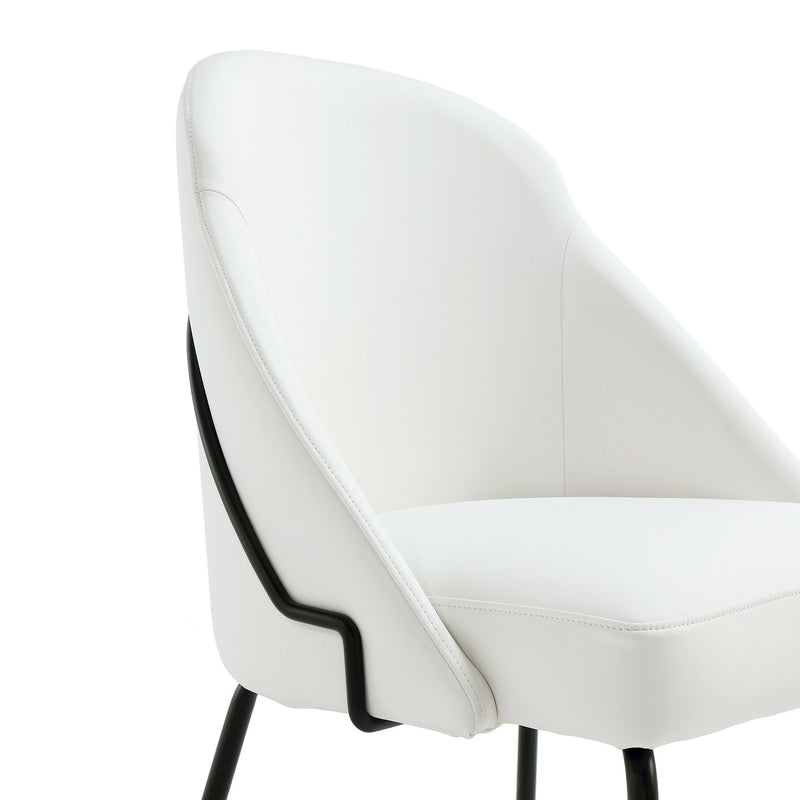 Manhattan Gracie - Dining Chair With Black Legs