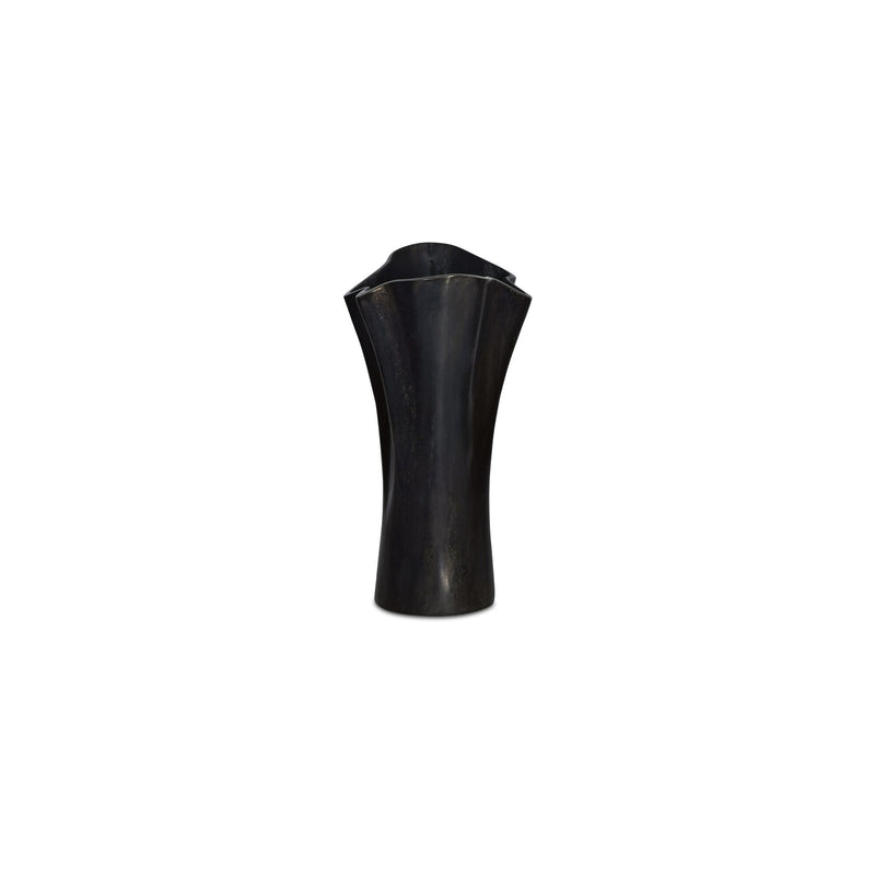 Yeri - Cast Aluminum Vase - Black
