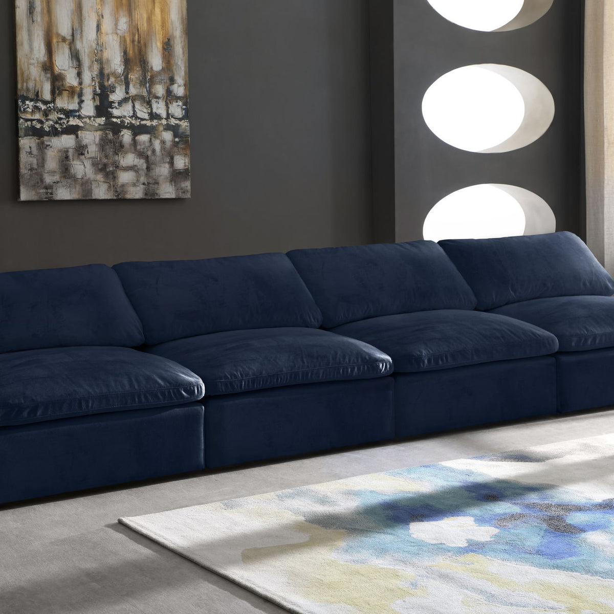 Cozy - Modular Armless 4 Seat Sofa