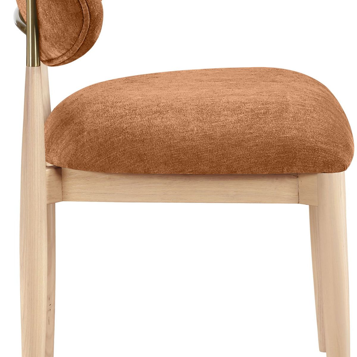 Riccio - Fabric Dining Side Chair (Set of 2) - Natural Frame