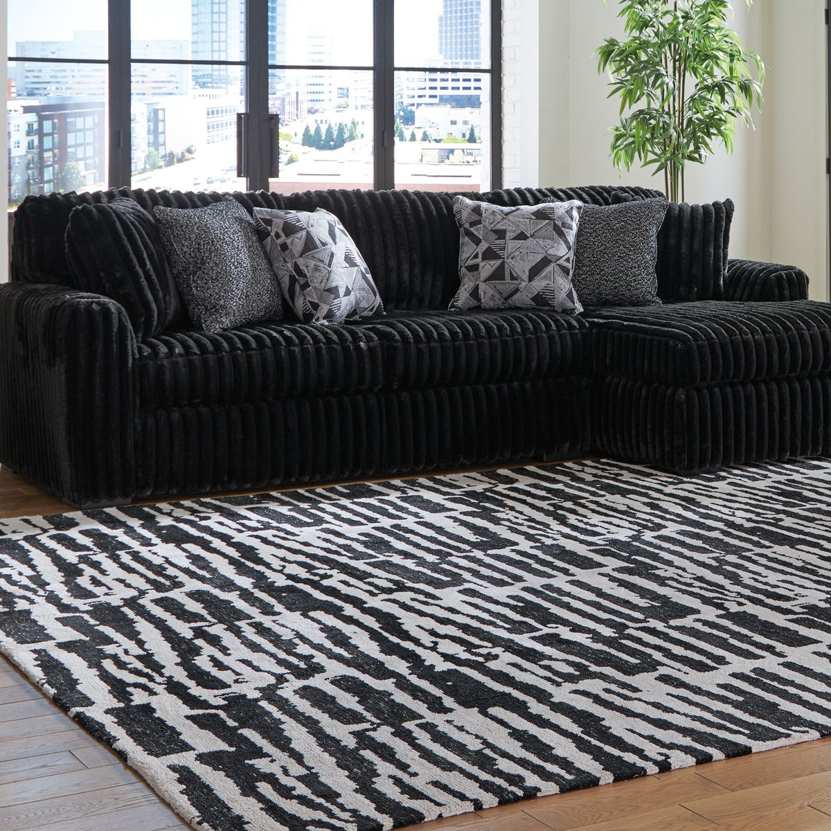 Midnight-Madness - 2 Piece Sectional