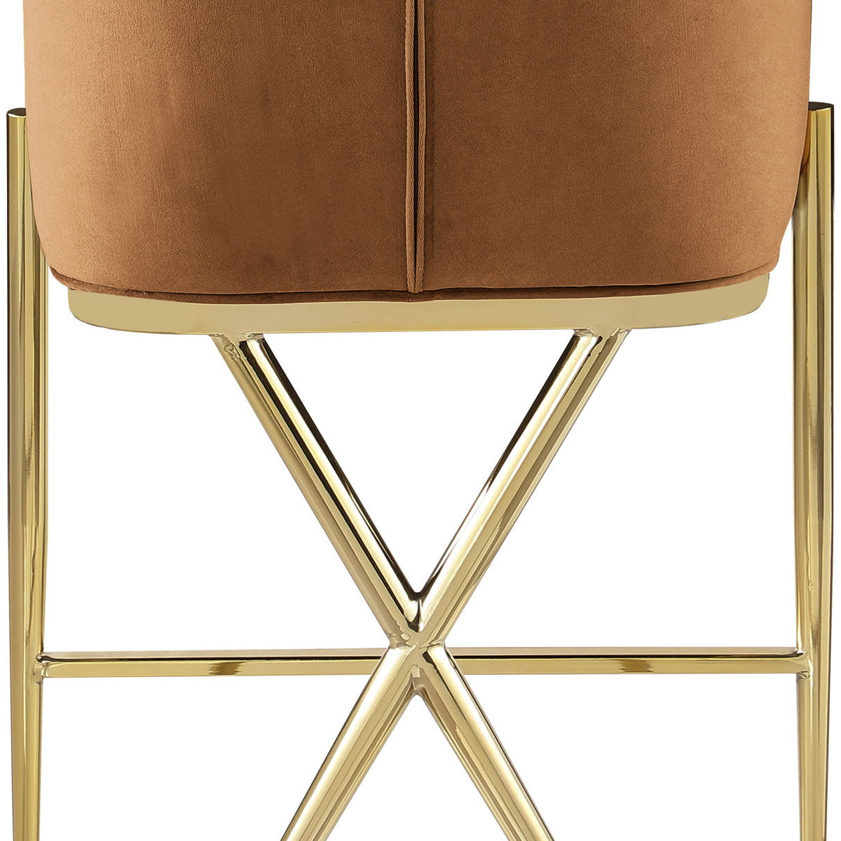 Xavier - Counter Stool with Gold Legs