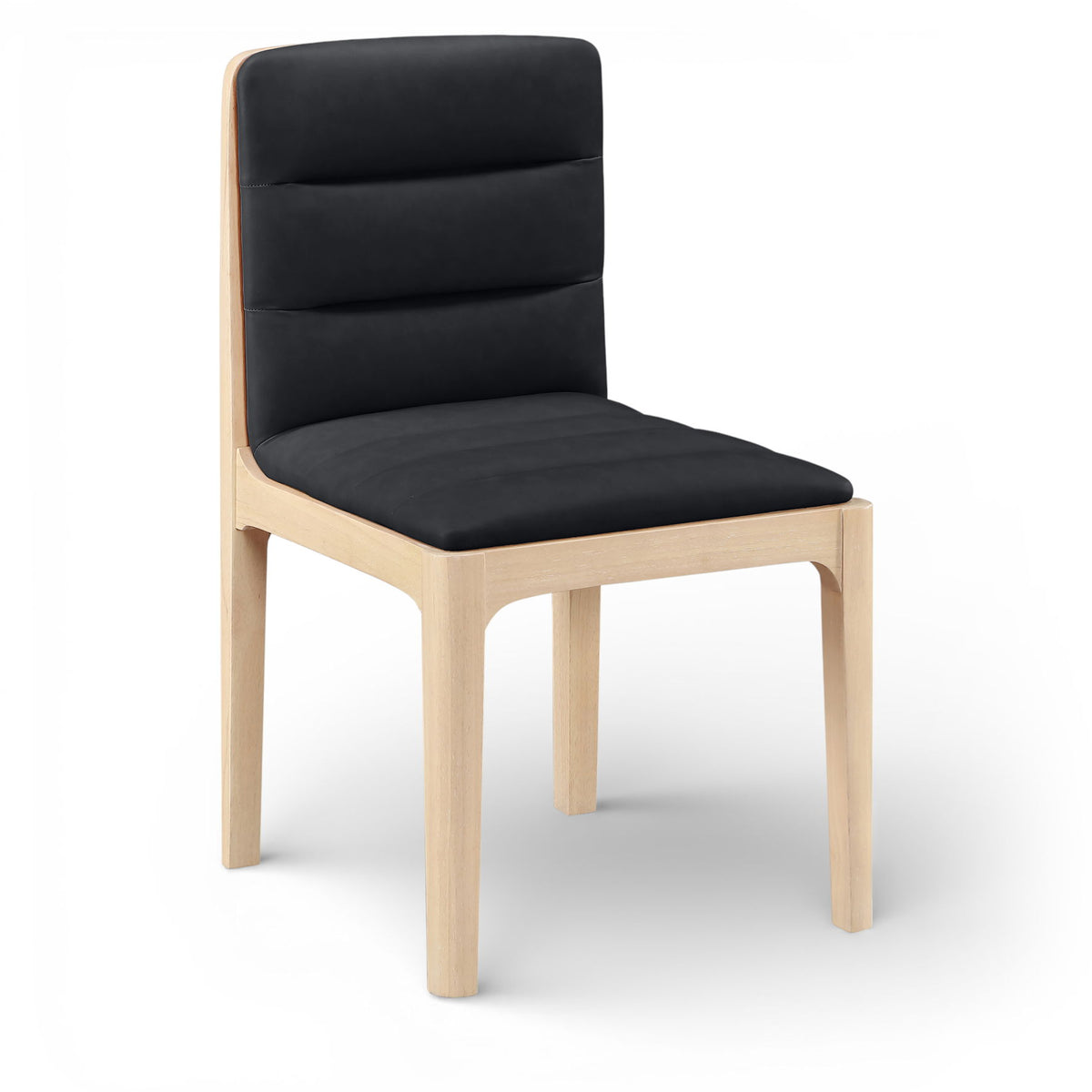Ellis - Vegan Leather Upholstered Dining Chair (Set of 2) - Natural Base