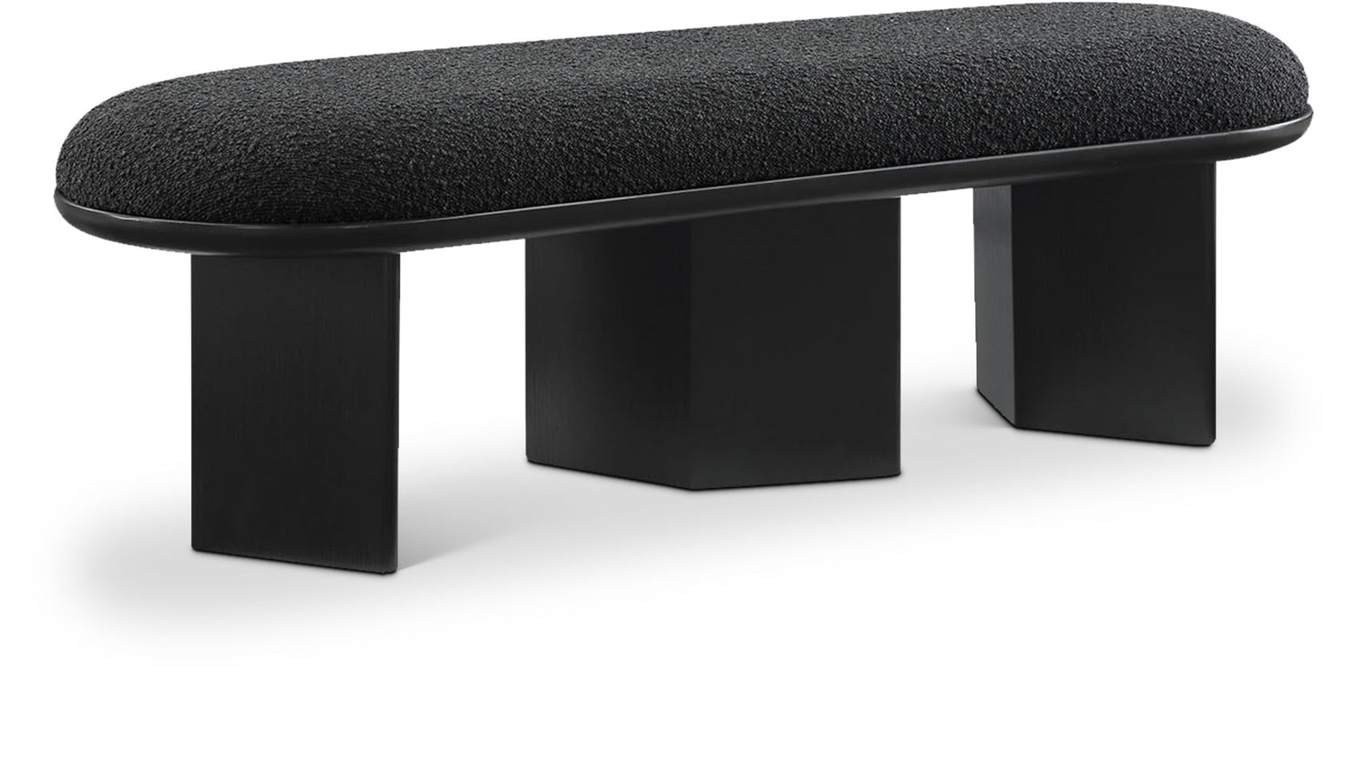 Wilshire - Bench With Black Base