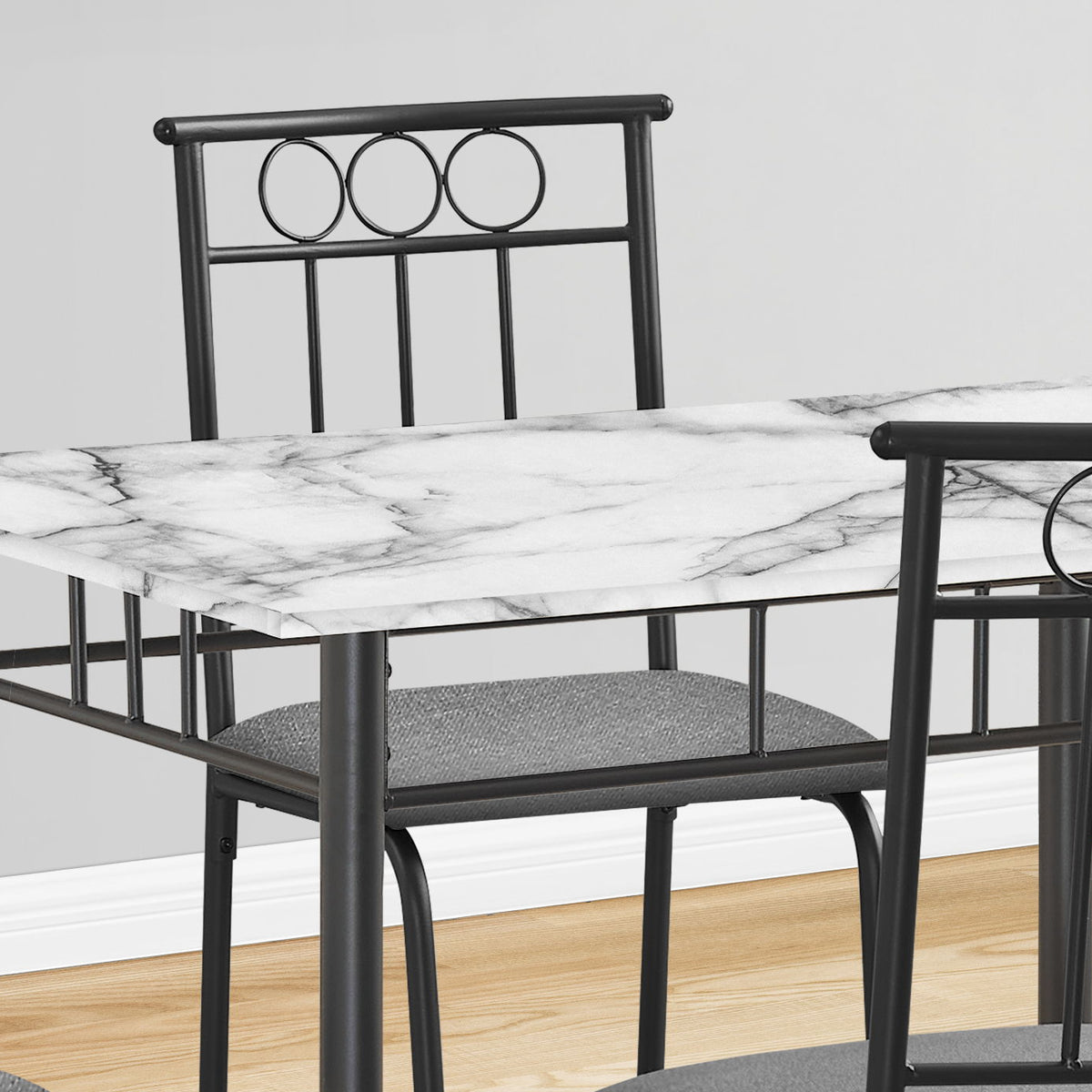 5 Pieces Dining Table Set, Small, Rectangular
