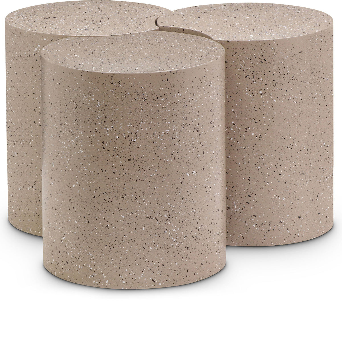 Dimple - 3 Piece Modular Coffee Table - Terazzo Finish