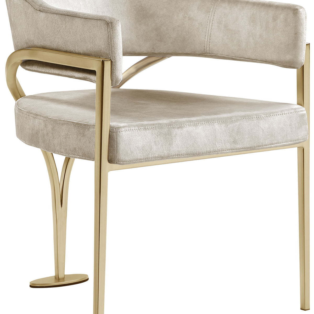 Madelyn - Dining Chair (Set of 2) - Brushed Brass