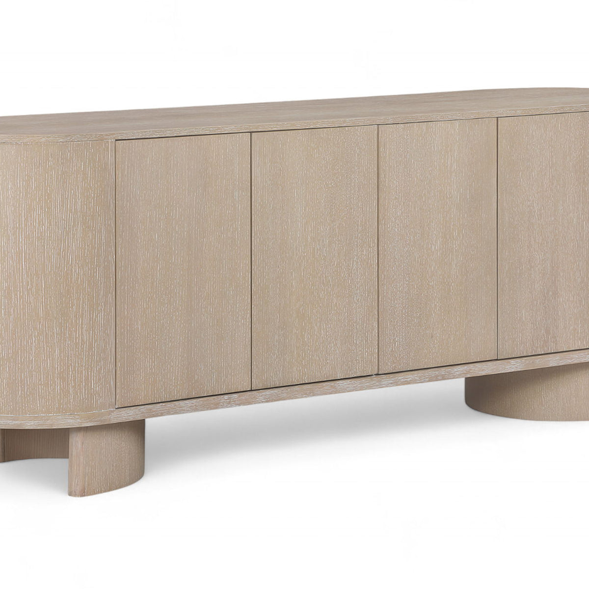 Caldra - Oak Veneer And Solid Wood Sideboard / Buffet