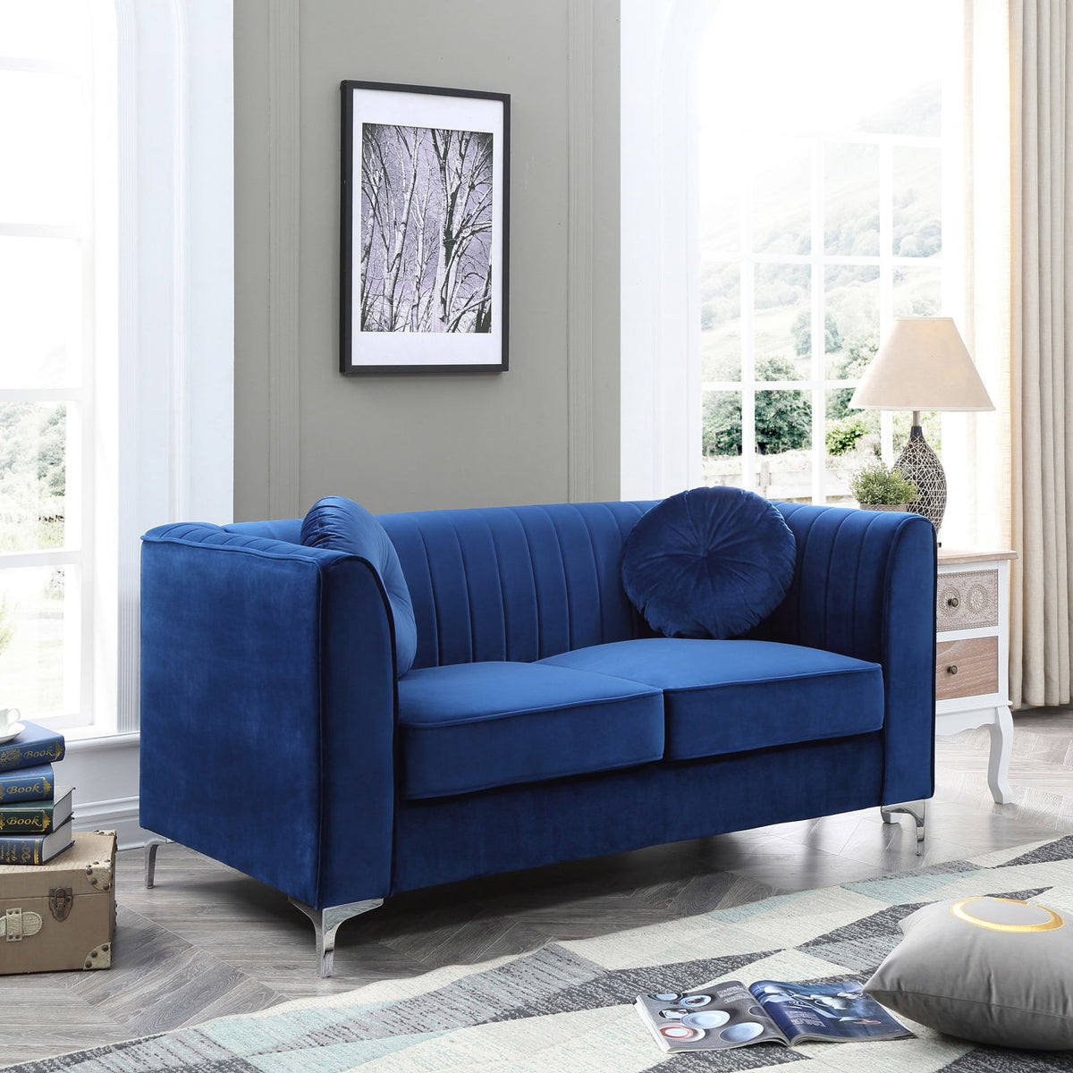 Delray - Micro Suede Loveseat