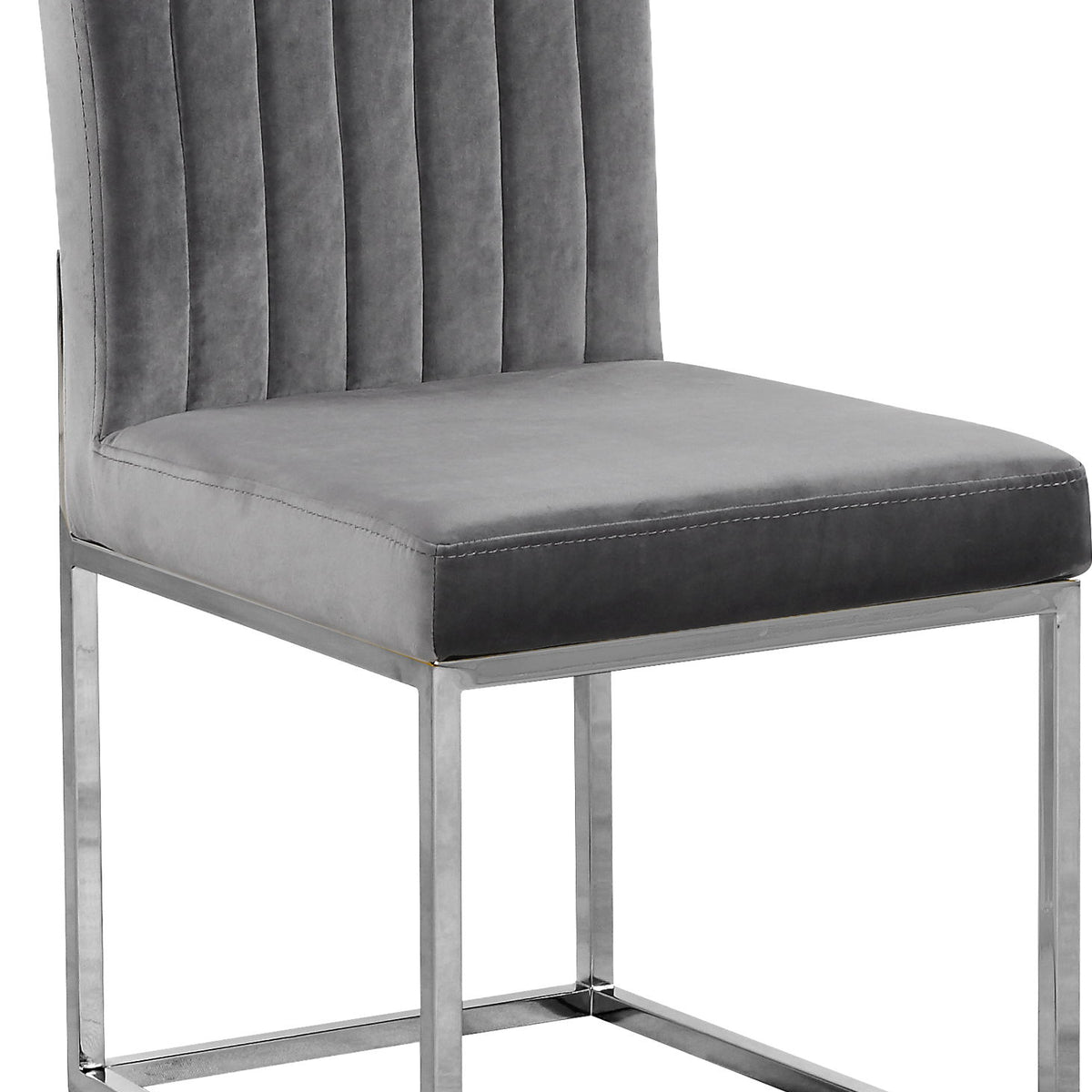 Giselle - Dining Chair with Chrome Base (Set of 2)