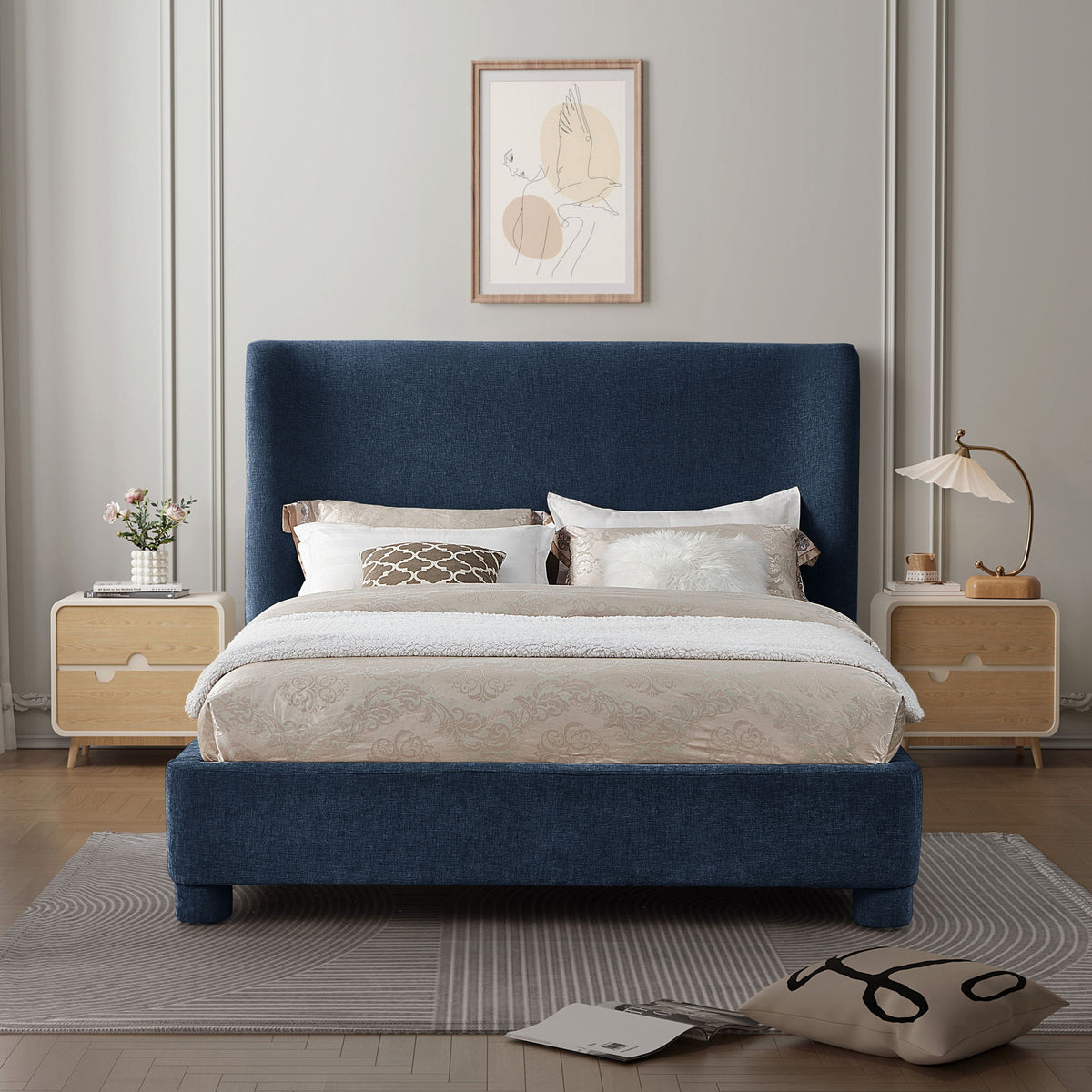 Penny - Chenille Fabric Bed