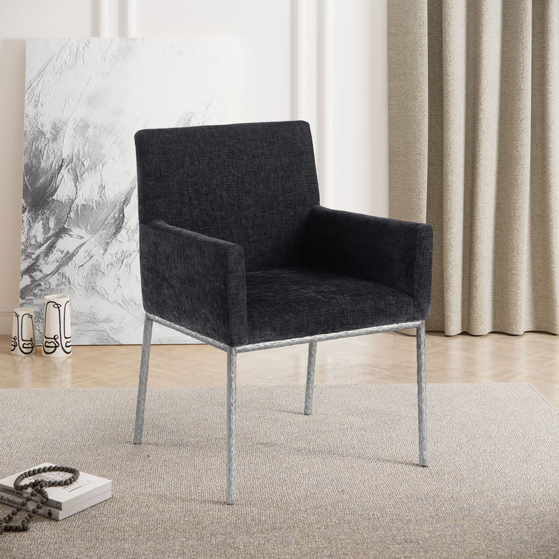 Reeves - Dining Chair With Silver Legs (Set of 2)