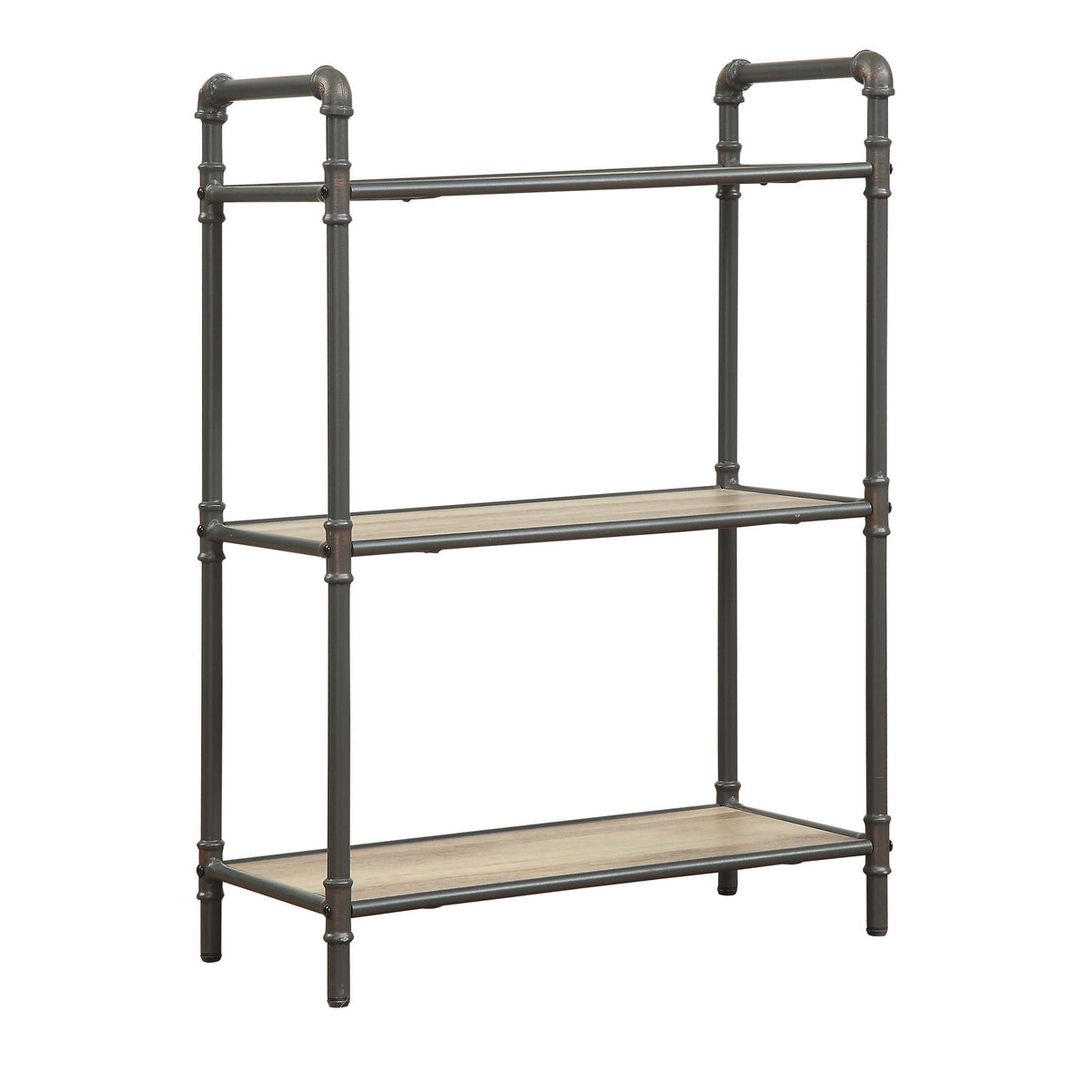Itzel - Antique Bookshelf - Gray / Oak