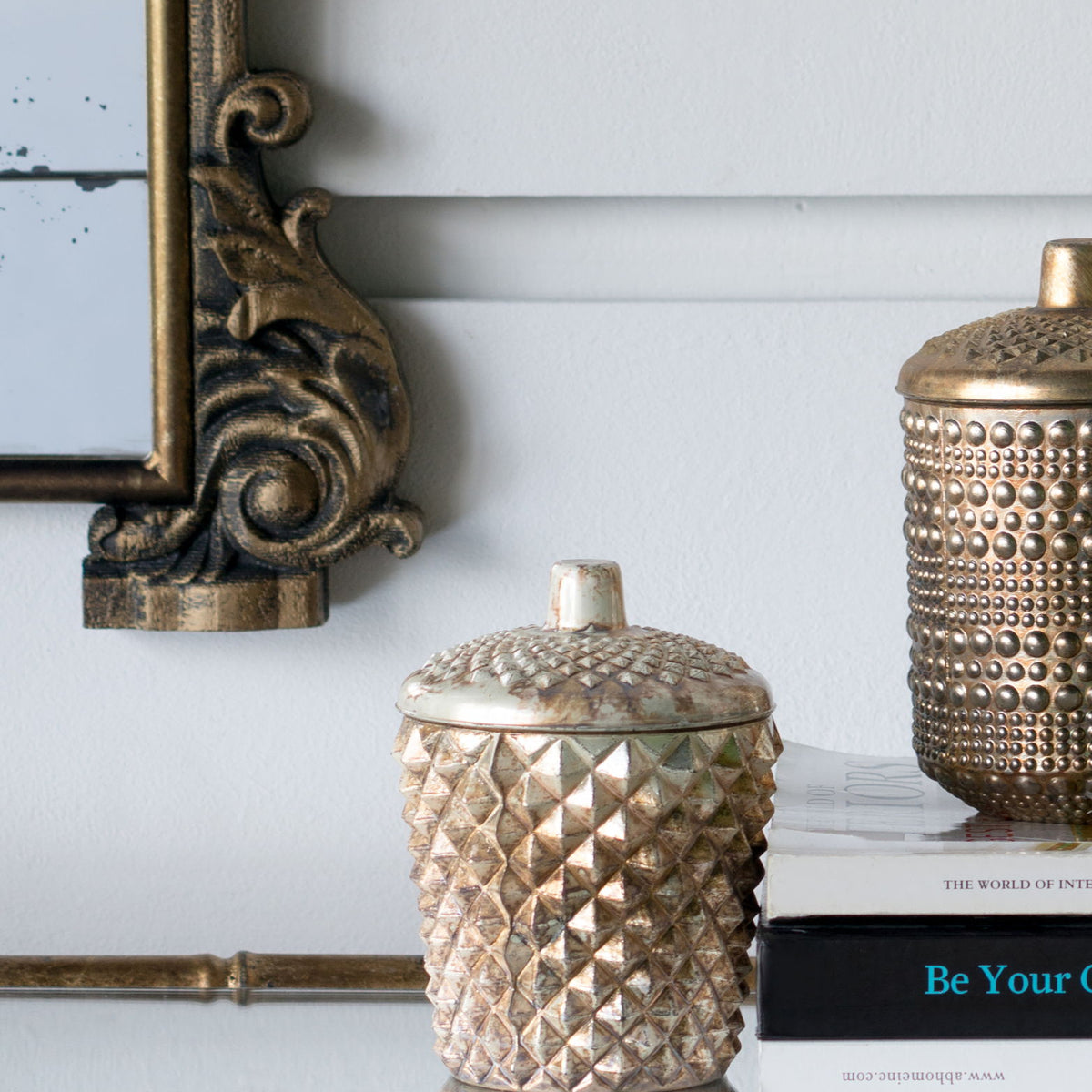 Soy Wax Candles For Women, Jar Candles For Bedroom Bathroom Living Room - Silver