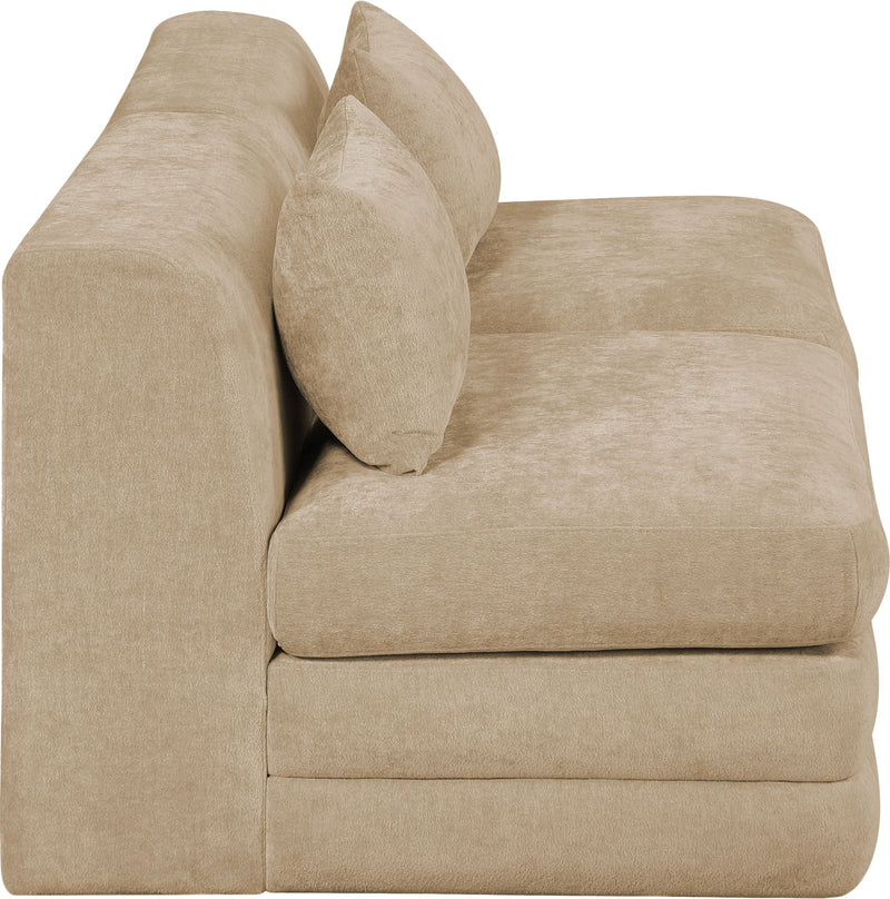Stellar - 2 Piece 76" Upholstered Modular Armless Loveseat