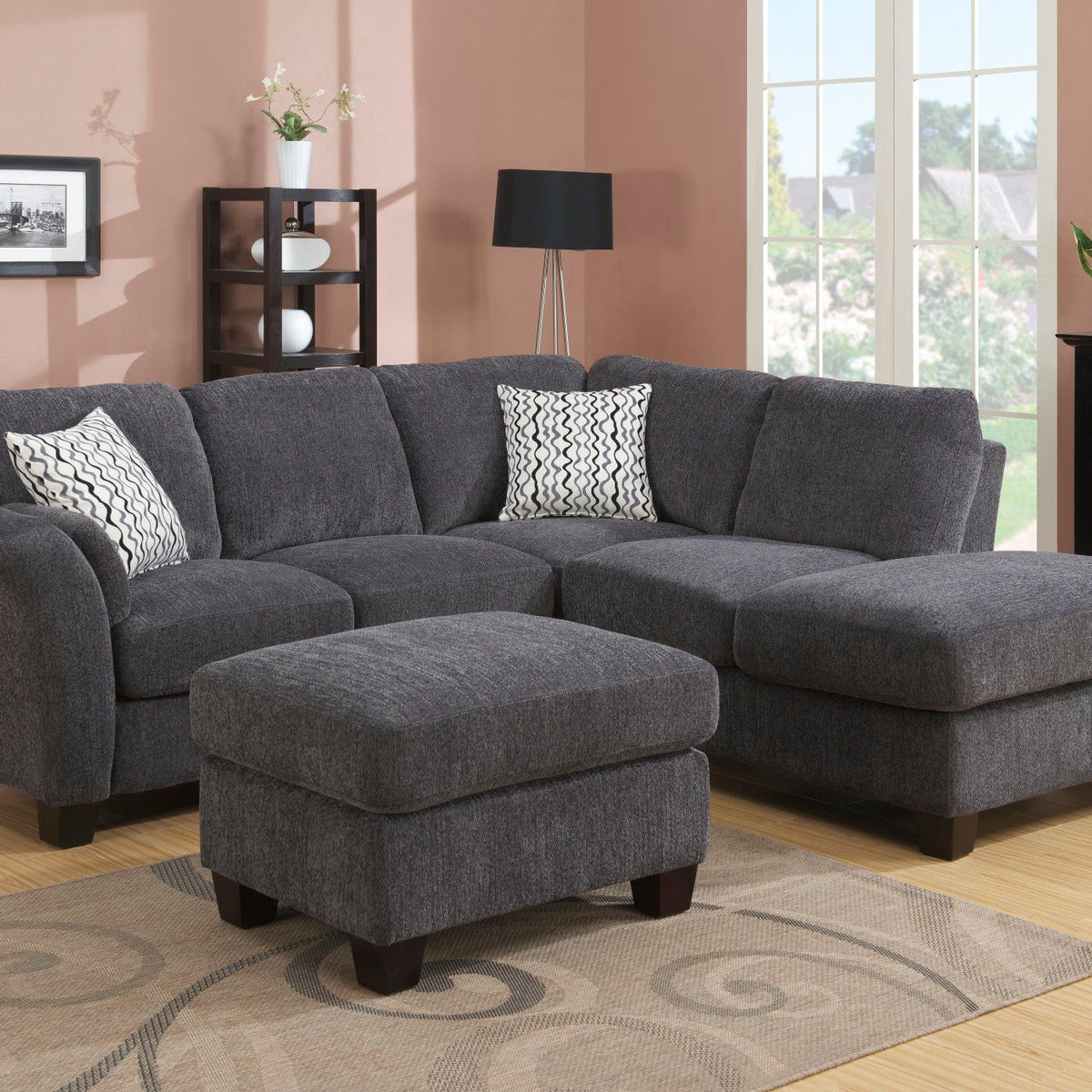 Siena - Ottoman - Gray