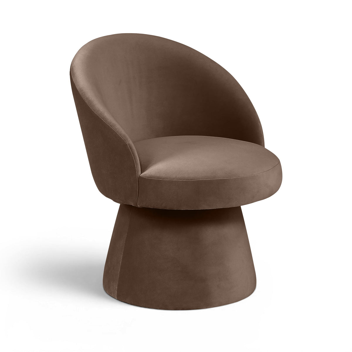 Selene - Upholstered Swivel Dining Chair