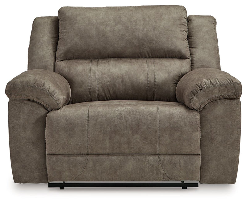 Laresview - Zero Wall Wide Seat Recliner - Fossil