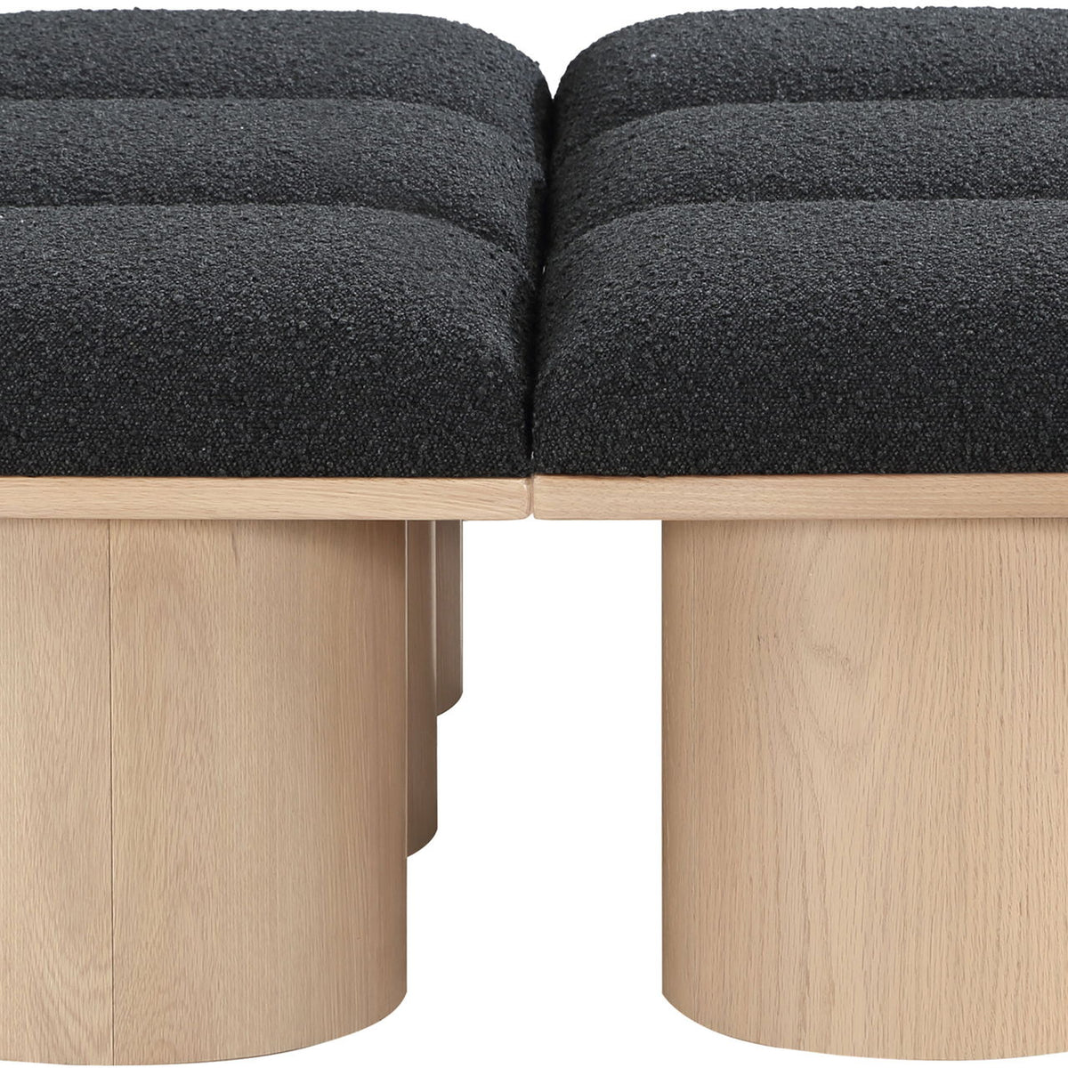 Pavilion - 6 Piece Modular Bench With Natural Base