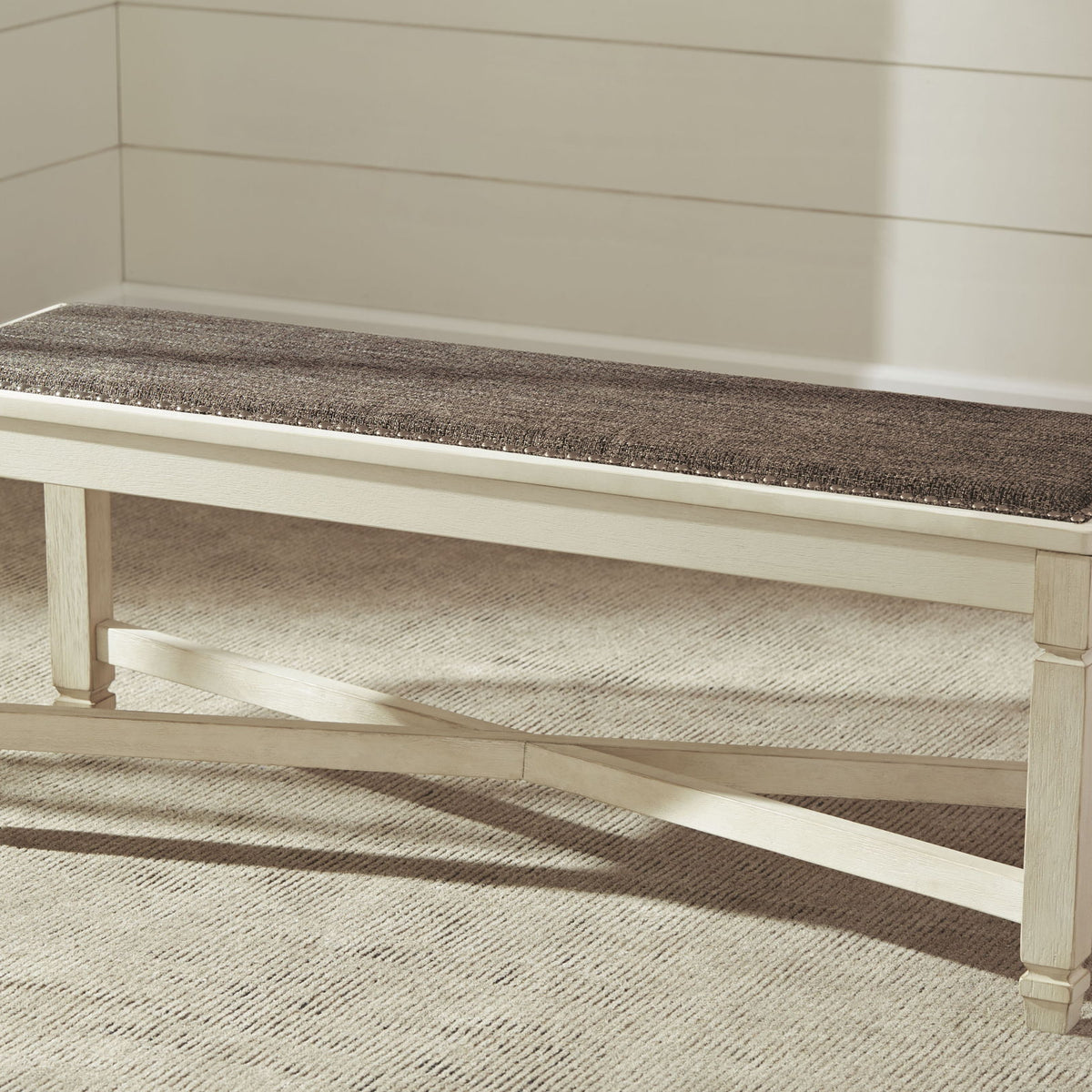 Bolanburg - Large UPH Dining Room Bench - Beige