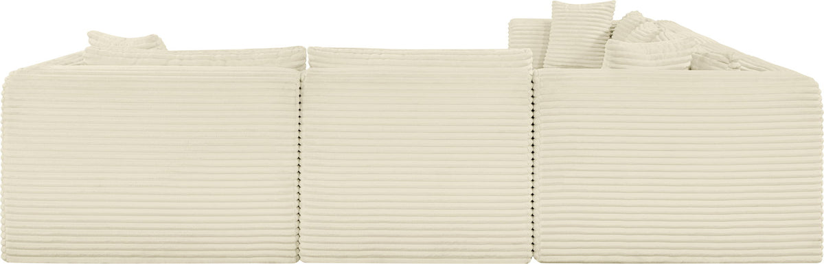 Shaggy - 7 Piece Modular U-Shaped Sectional With Ottoman